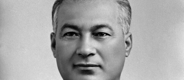 Первый секретарь ЦК КП Узбекистана Ш.Р.Рашидов - Sputnik Узбекистан