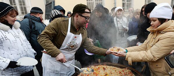 Праздник плова в Москве - Sputnik Ўзбекистон