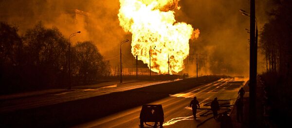 Взрыв на газопроводе Взрыв на газопроводе - Sputnik Ўзбекистон