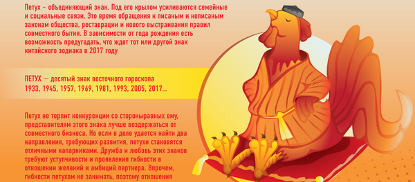 Гороскоп на год Огненного Петуха - Sputnik Узбекистан