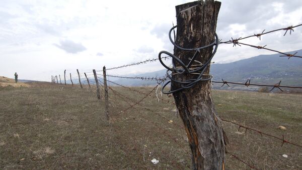 Разграничительная линия зоны действия миротворческих сил между Южной Осетией и Грузией - Sputnik Узбекистан
