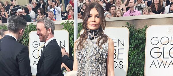 Лола Каримова-Тилляева Олтин глобус тадбири вақтида - Sputnik Ўзбекистон