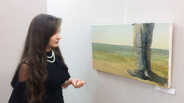 Персональная выставка художника Рональда Кляйера под названием Ностальгия - Sputnik Узбекистан