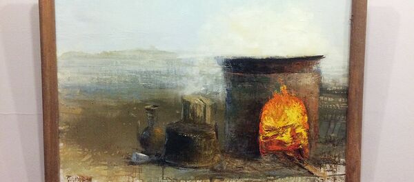 Персональная выставка художника Рональда Кляйера под названием Ностальгия - Sputnik Узбекистан