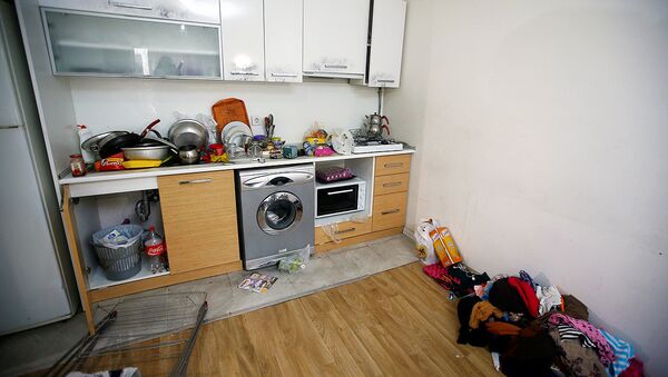 Квартира, где скрывался подозреваемый в теракте Абдулгадир Машарипов - Sputnik Узбекистан