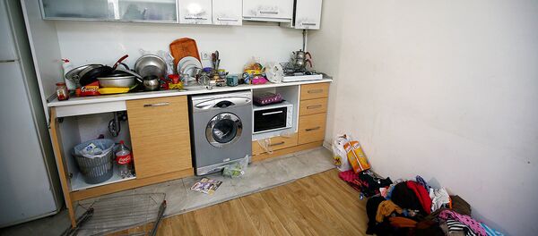 Квартира, где скрывался подозреваемый в теракте Абдулгадир Машарипов Квартира, где скрывался подозреваемый в теракте Абдулгадир Машарипов - Sputnik Узбекистан