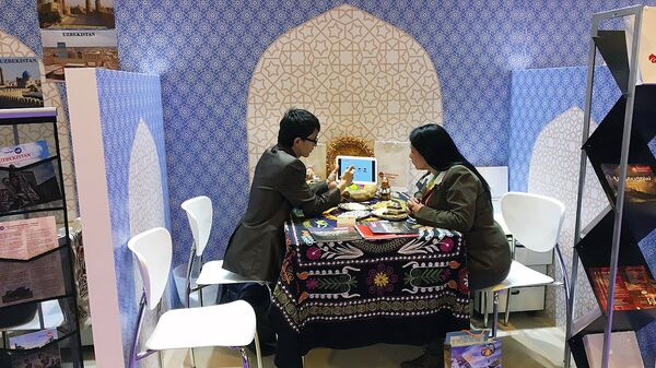 Выставка FITUR-2017 в Испании Выставка FITUR-2017 в Испании - Sputnik Узбекистан