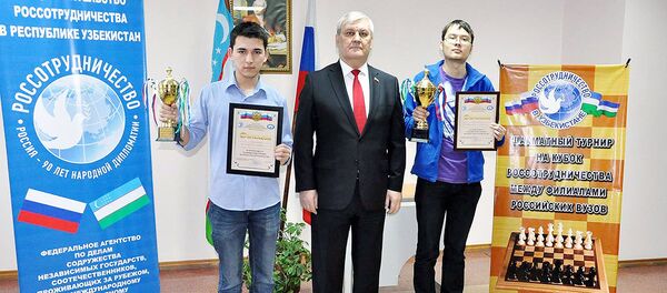 Шахматный турнир на кубок Россотрудничества в Ташкенте - Sputnik Узбекистан