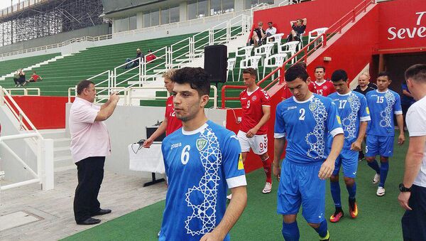 Товарищеская встреча сборной Узбекистана по футболу со сборной Дании U23 - Sputnik Узбекистан