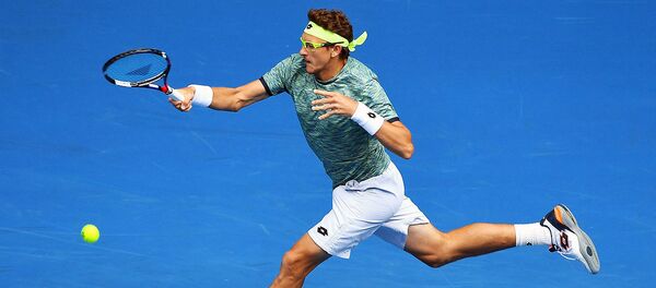 Узбекский теннисист Денис Истомин Узбекский теннисист Денис Истомин - Sputnik Узбекистан