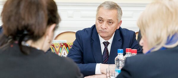 Россия маданият вазирлигидаги учрашув Россия маданият вазирлигидаги учрашув - Sputnik Ўзбекистон