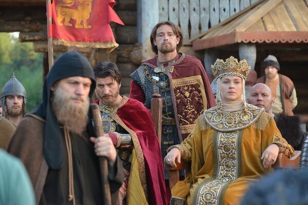 На съемочной площадке фильма Золотая орда На съемочной площадке фильма Золотая орда - Sputnik Узбекистан