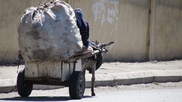 Арба на улице старинного города Арба на улице старинного города - Sputnik Узбекистан
