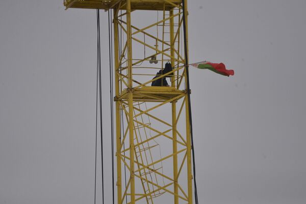 Женщина на башенном кране - Sputnik Узбекистан