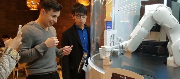 Спутник_Робот-бариста в Сан-Франциско - Sputnik Узбекистан