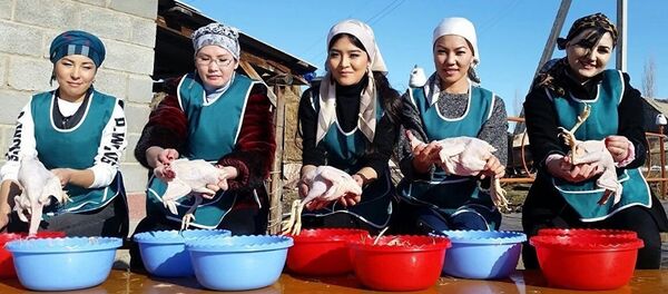 Участницы телешоу Келин в Кыргызстане - Sputnik Узбекистан