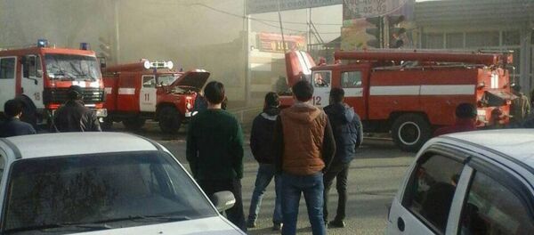 Пожар на строительном рынке, Ташкент Пожар на строительном рынке, Ташкент - Sputnik Ўзбекистон