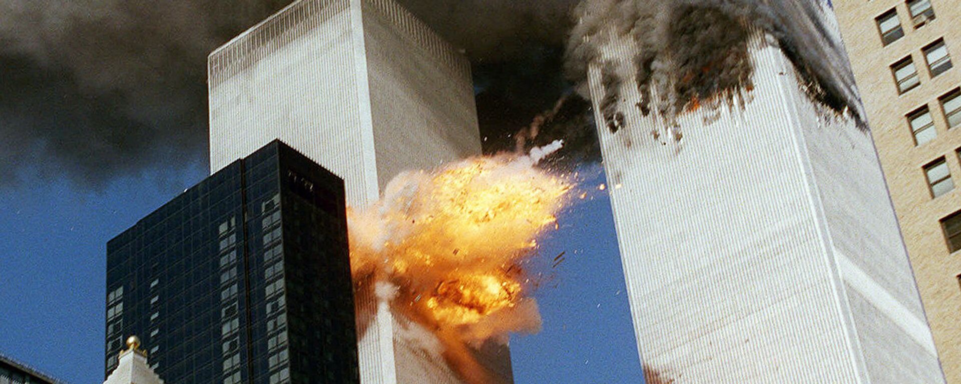 Во время теракта 11 сентября 2001 года в Нью-Йорке - Sputnik Узбекистан, 1920, 09.02.2017