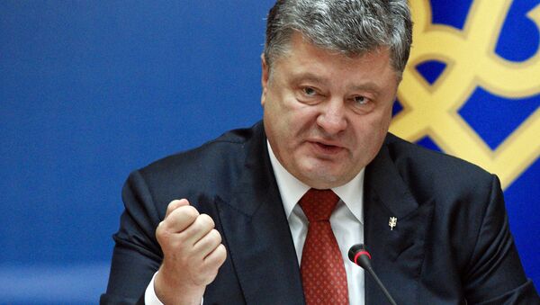 Ukraina prezidenti Petr Poroshenko - Sputnik Oʻzbekiston