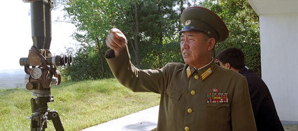 Шимолий ва Жанубий корея ўртасидаги чегара Шимолий ва Жанубий корея ўртасидаги чегара - Sputnik Ўзбекистон