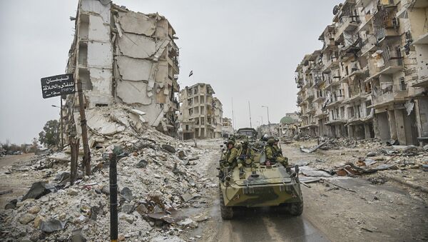 Разминирование восточных районов сирийского города Алеппо - Sputnik Узбекистан