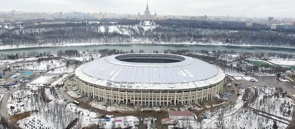 Реконструкция арены Лужники попала в объективы коптеров 360 Реконструкция арены Лужники попала в объективы коптеров 360 - Sputnik Узбекистан