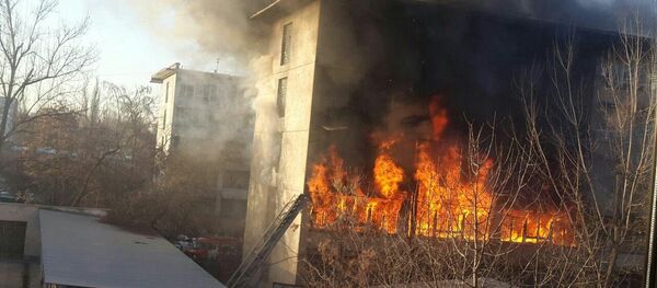 Тошкентдаги ёнғин - Sputnik Ўзбекистон