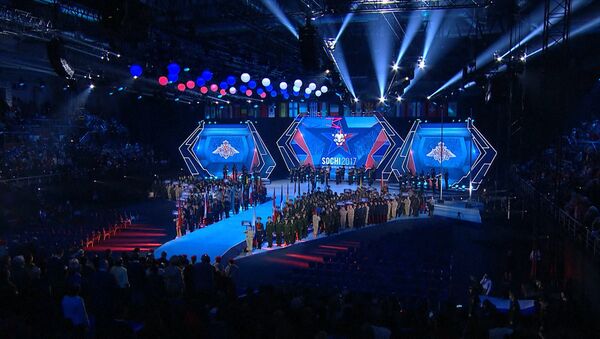 Спутник_Церемония открытия военных игр в Сочи - Sputnik Узбекистан