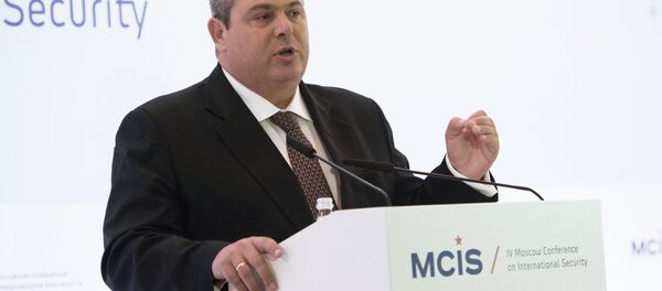 Pannos Kamenos - Gretsiya Mudofaa vaziri - Sputnik O‘zbekiston