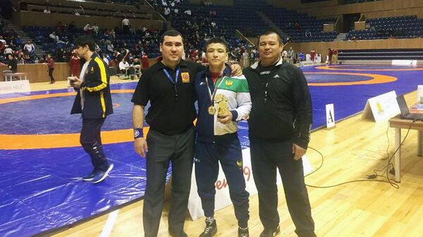 Борцы Узбекистана на международном турнире по вольной, женской и греко-римской борьбе - Sputnik Узбекистан