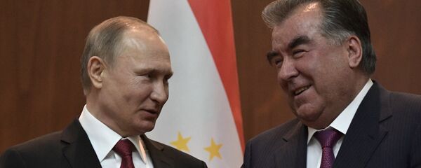 РФ президенти В. Путиннинг Тожикистонга расмий ташрифи - Sputnik Ўзбекистон