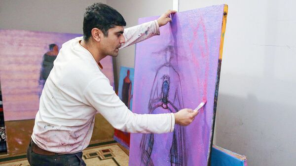 Художник Санджар Джаббаров - Sputnik Узбекистан