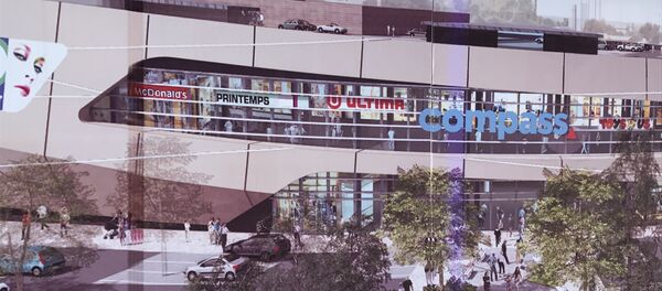 Тошкентдаги янги Compass савдо-марказининг макети - Sputnik Ўзбекистон