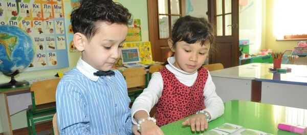 Дети в детском саду Дети в детском саду - Sputnik Ўзбекистон