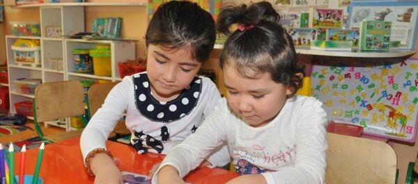 Дети в детском саду Дети в детском саду - Sputnik Ўзбекистон