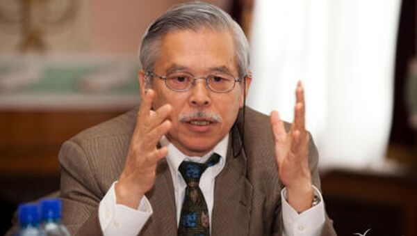 Бывший японский дипломат, профессор университета Васэда Акио Кавато - Sputnik Узбекистан