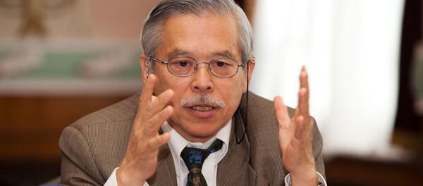 Бывший японский дипломат, профессор университета Васэда Акио Кавато Бывший японский дипломат, профессор университета Васэда Акио Кавато - Sputnik Узбекистан