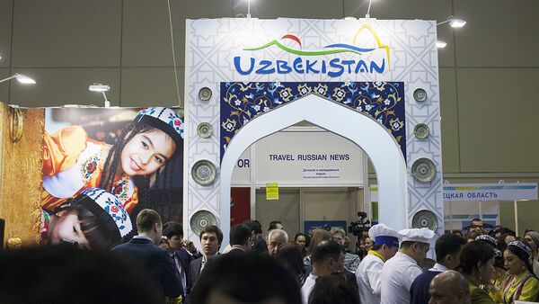 Стенд Узбекистана на выставке Mitt - 2017. Архивное фото - Sputnik Ўзбекистон