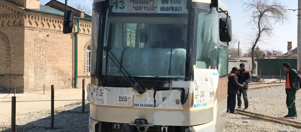 Самарқанддаги трамвай Самарқанддаги трамвай - Sputnik Ўзбекистон