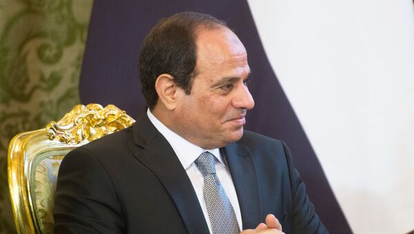 Prezident Arabskoy Respubliki Yegipet Abdel Fatax as-Sisi  - Sputnik O‘zbekiston