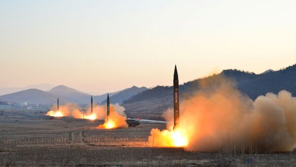 Запуск ракет в Севереной Корее - Sputnik Узбекистан