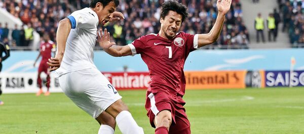 Матч сборных Узбекистана и Катара в Ташкенте - Sputnik Узбекистан