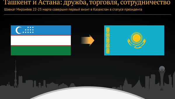 Узбекистан и Казахстан: торговля и сотрудничество - Sputnik Узбекистан