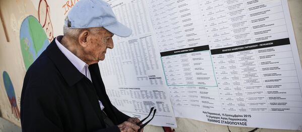 Досрочные парламентские выборы в Греции Досрочные парламентские выборы в Греции - Sputnik Узбекистан