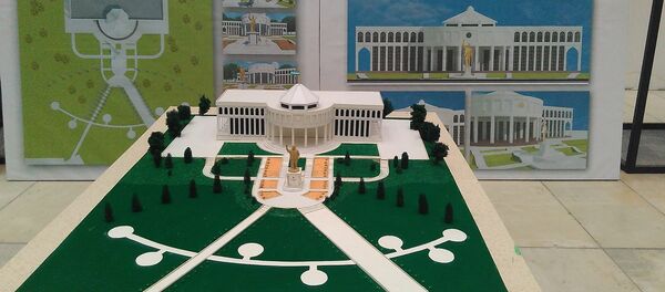 Один из проектов памятника Исламу Каримову в Ташкенте - Sputnik Узбекистан