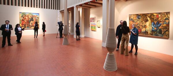 Открытие выставки Сокровища Нукуса - Sputnik Узбекистан