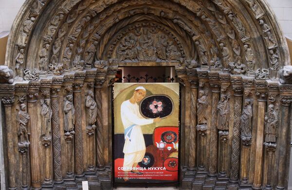 Открытие выставки Сокровища Нукуса Открытие выставки Сокровища Нукуса - Sputnik Узбекистан