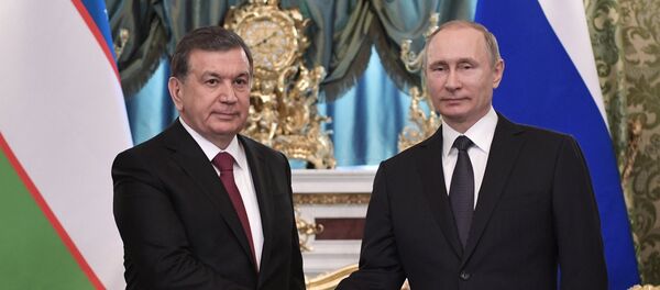 Prezident RF V. Putin vstretilsya s prezidentom Uzbekistana Sh. Mirziyeyevim - Sputnik O‘zbekiston