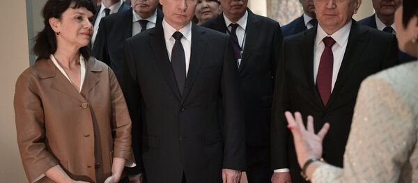 Президент РФ В. Путин встретился с президентом Узбекистана Ш. Мирзиеевым - Sputnik Узбекистан