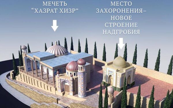 Проекте надгробного мемориального сооружения в память Ислама Каримова - Sputnik Узбекистан